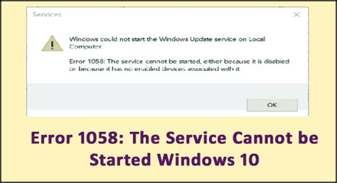 smart card error 1058|error 1058 service stopped.